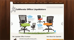 Desktop Screenshot of californiaofficeliquidators.com